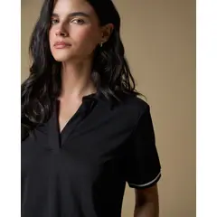 ESPRIT - Camiseta Polo para Mujer de Tacto Suave y Ajuste Cómodo