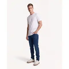 SEVEN SEVEN - Camiseta Estampado Espalda Para Hombre Blanco