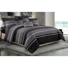 SIRENITAS - Juego de sabanas cama Sencilla Semi Doble Queen King Negro Ebano