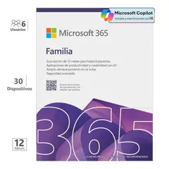 MICROSOFT - Office 365 Familia 12 Meses