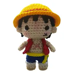 VANIDADES COLLECTIONS - Peluche Amigurumi One Piece Tejido A Mano