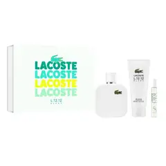 LACOSTE - PERFUME HOMBRE SET L.12.12 BLANC EDT 100 ML