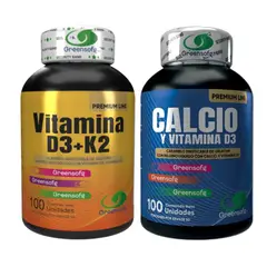 NATURAL MEDICINE - Vitamina D3 + K2 + Calcio con Vitamina D3 - Kit Salud Ósea Premium