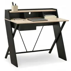 GENERICO - Escritorio Smart Space 1916 Roble Con Extensión 100 x 56 x 90 cm