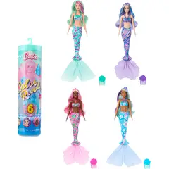 MATTEL - Barbie Muñeca Color Reveal Sirenas Del Fondo Del Mar