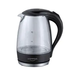 UNIVERSAL - Tetera eléctrica de vidrio 1.7L 1000W