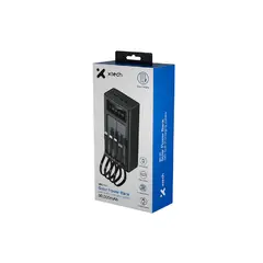 XTECH - Power Bank 30.000 Mah Con Cables Solar Linterna