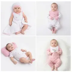 BABY KDS - Primera Muda para Bebé en Algodón – Rosado