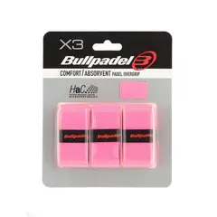 BULLPADEL - 3 Overgrips GB-1201 Rosa Fluor