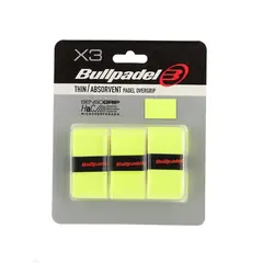 BULLPADEL - 3 Overgrips GB-1705 Amarillo Fluor