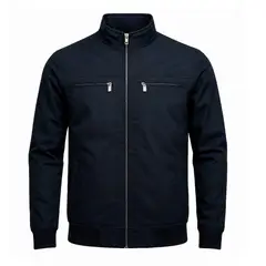 MODA EN CIRCUITO - Chaqueta en Dril para Hombre con Cuello