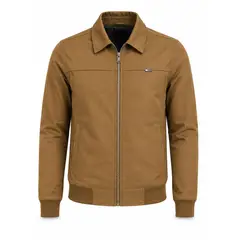 MODA EN CIRCUITO - Chaqueta de Dril para Hombre Estilo Harrington