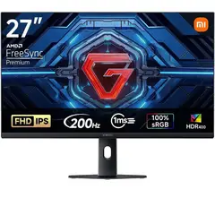 XIAOMI - Monitor Gaming G27i 2026 Panel IPS 27” Full HD 1080p Frecuencia 200Hz Respuesta 1ms