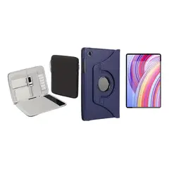 GENERICO - FORRO ESTUCHE 360 GIRATORIO + VIDRIO + FUNDA PARA LENOVO TAB K11