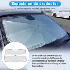 GENERICO - Parasol para el parabrisas delantero del coche