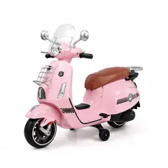 INFANTOYS - Moto Electrica Niño Niña Montable Vespa BLW1389A Rosada