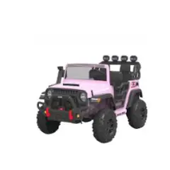 INFANTOYS - Carro Electrico Niña Montable Todoterreno CJ316 Rosado