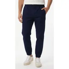 BELIFE - Jogger azul oscuro en drill para hombre