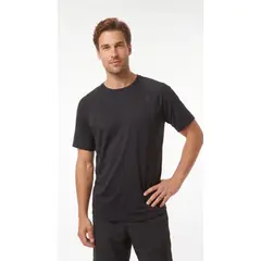 BELIFE - Camiseta deportiva negra con bloques para hombre