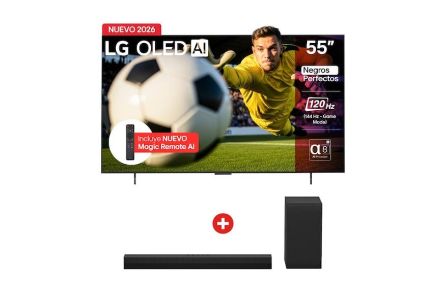 Combo Televisor OLED 55 B6 AI + Barra S40T