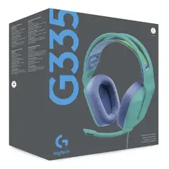 LOGITECH - Auriculares Gamer G335 Color Menta con Cable y micrófono