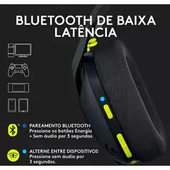 LOGITECH - Auriculares Inalámbricos Para Juegos G G Series Color Negro