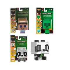 MATTEL - Figura Minecraft Intercambiable 2 en 1 Surtido