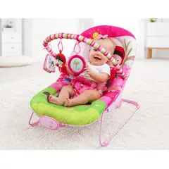 GENERICO - Silla Bebe Mecedora Vibradora Musical Reclinable Antireflujo Ref. Muñeca