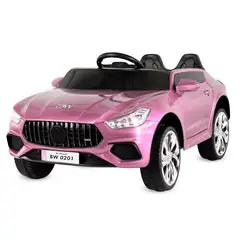 PRINSEL - Carro eléctrico para niños con control remoto 6V Roadster GT rosado EMXGD2088P BW Wheels By