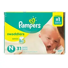 PAMPERS - Pañal Recien Nacido X 31 Unidades