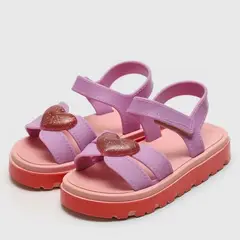 GRENDENE - Sandalias Zaxynina Corazón Glitter Lila