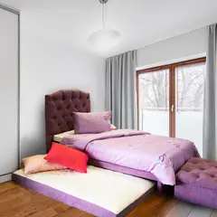 PLUMA HOME - Cama Nido PURPLE 120x190 Colchon + Cama Nido + Cabecero