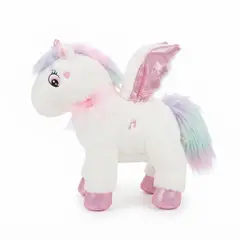 GENERICO - Unicornio Peluche Musical Mágico Con Alas Y Varita