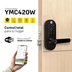 YALE - Cerradura Digital YMC420w Color Negro