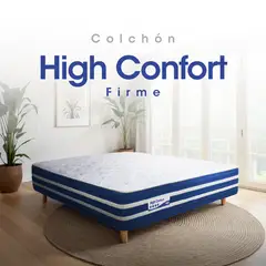 COLCHONES RELAX - Colchón Sencillo Firme Espumado High Confort 100x190