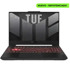 ASUS - PORTATIL GAMER TUF GAMING A15 - RYZEN 5 7535HS - RAM 16GB - SSD 1TB - RTX 4060 8GB