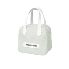 AEROBAG - LONCHERA PORTACOMIDA TÉRMICA IMPERMEABLE BOLSO ALMUERZO ESCOLAR COLEGIO-OLIVA PALIDO