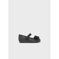 MAYORAL - Baletas Mercedita Glitter Negro