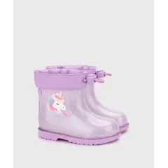 IGOR - Botas Bimbi Unicornio Glitter Malva