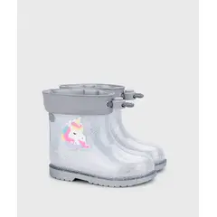 IGOR - Botas Bimbi Unicornio Glitter Plata