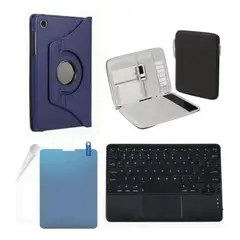 GENERICO - Estuche 360 Giratorio + Paper Like + Teclado Trackpad + Funda para LENOVO IDEA TAB 11