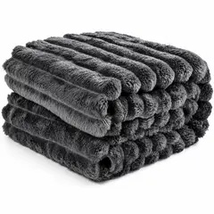 ONE PIXEL - Cobija Frazada Suave Tipo Polar Con Diseño Elegante Ideal Sobrecama