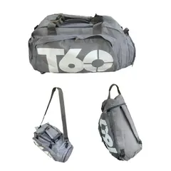 GENERICO - Bolso T60 Deportivo Multifuncional Impermeable con Compartimento para Calzado