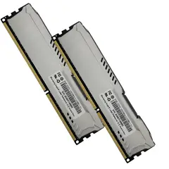 GENERICO - Kit Memoria Ram Ddr3 Gamer Blindada Gris 16gb 2x8gb Dual Chanel