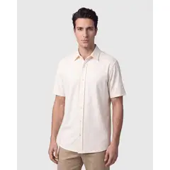PATPRIMO - Camisa Para Hombre Manga Corta Crema #44018265