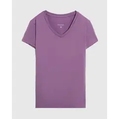 PATPRIMO - Camiseta Para Mujer Manga Corta Morado #30093431