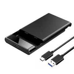 GENERICO - Caja Externa Para Disco Duro Ssd Carcasa Tipo C 3,1 Sata 2,5