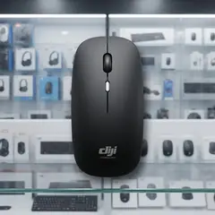 GENERICO - Mouse Inalámbrico Bluetooth Recargable Diji W01 Negro