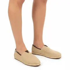 XIAN SHOES - Alpargata yute hombre beige Ref YH09