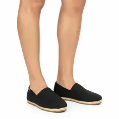 XIAN SHOES - Alpargatas yute negra Ref YH03